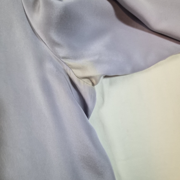 ​REPURPOSE PROJECT: Talbots Petite 96% Silk Stretch Blouse - 16P - Picture 9 of 10